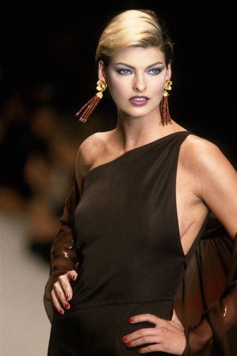 linda evangelista fashion.